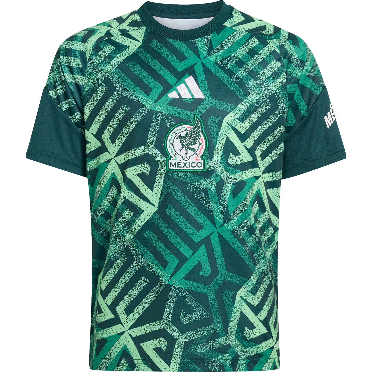 adidas Youth Mexico Home Pre-Match Jersey