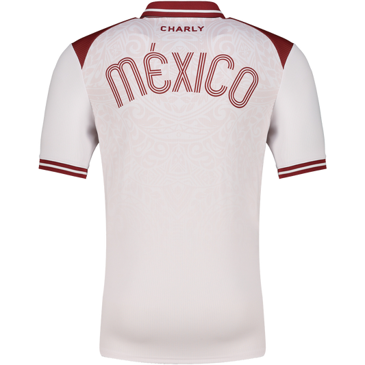 Charly Men's Mexico White Heritage Jersey