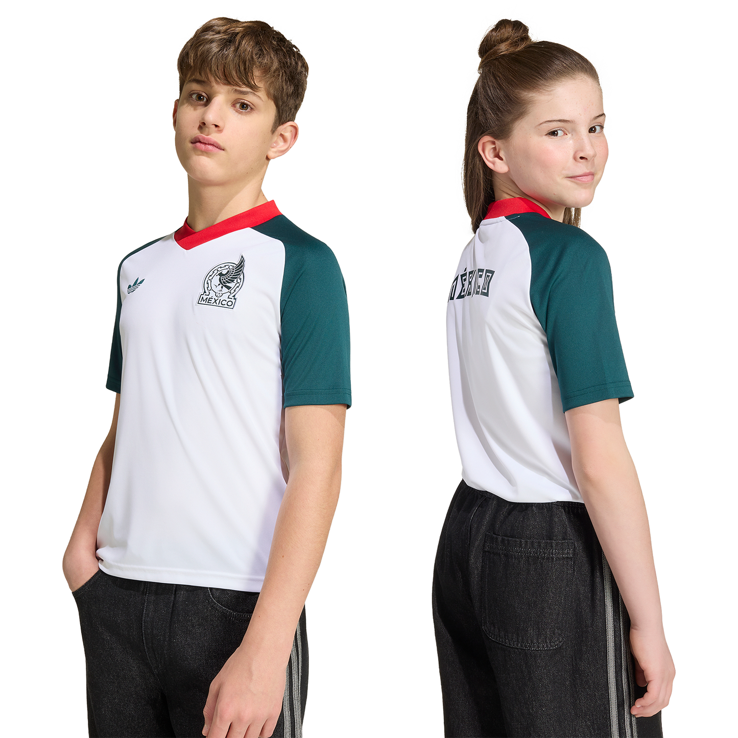 adidas Youth Mexico Away Pre-Match Jersey