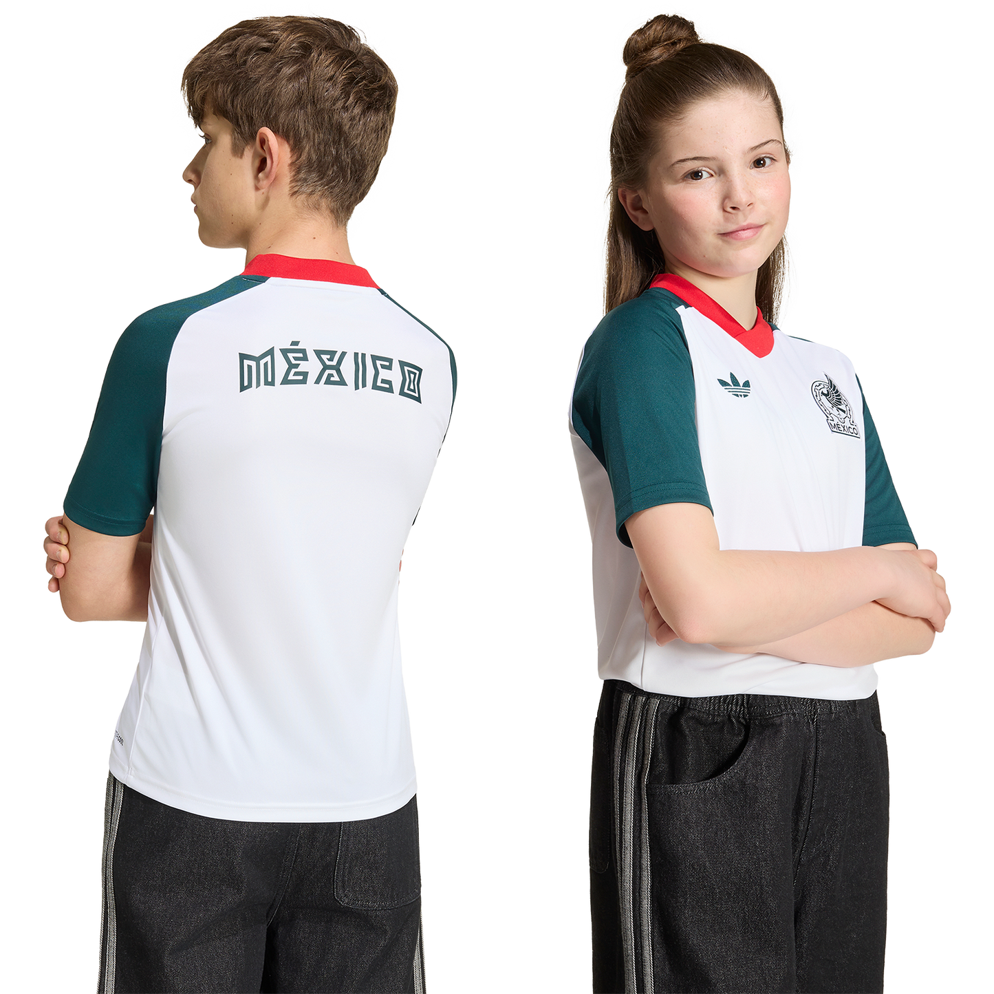 adidas Youth Mexico Away Pre-Match Jersey