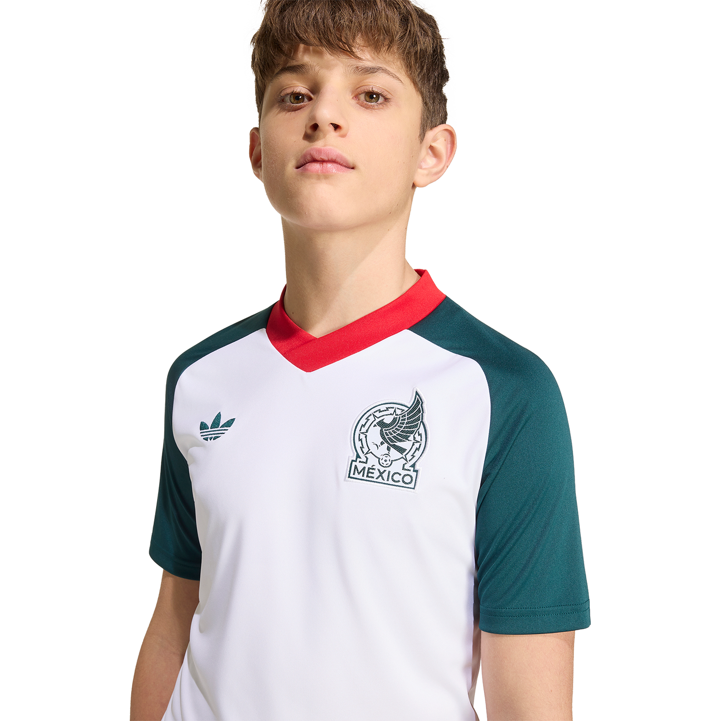 adidas Youth Mexico Away Pre-Match Jersey