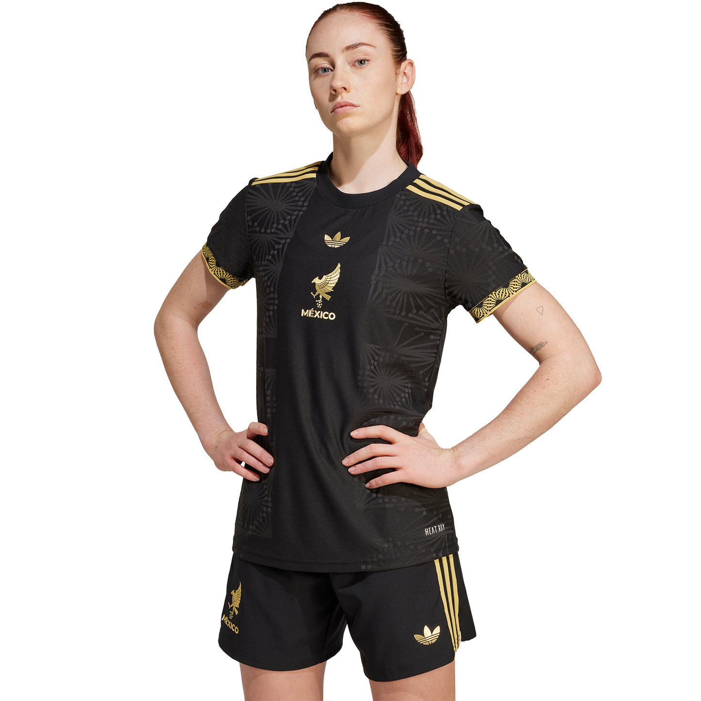 adidas Mexico 2025 Women's México de Oro Short Sleeve Match Jersey