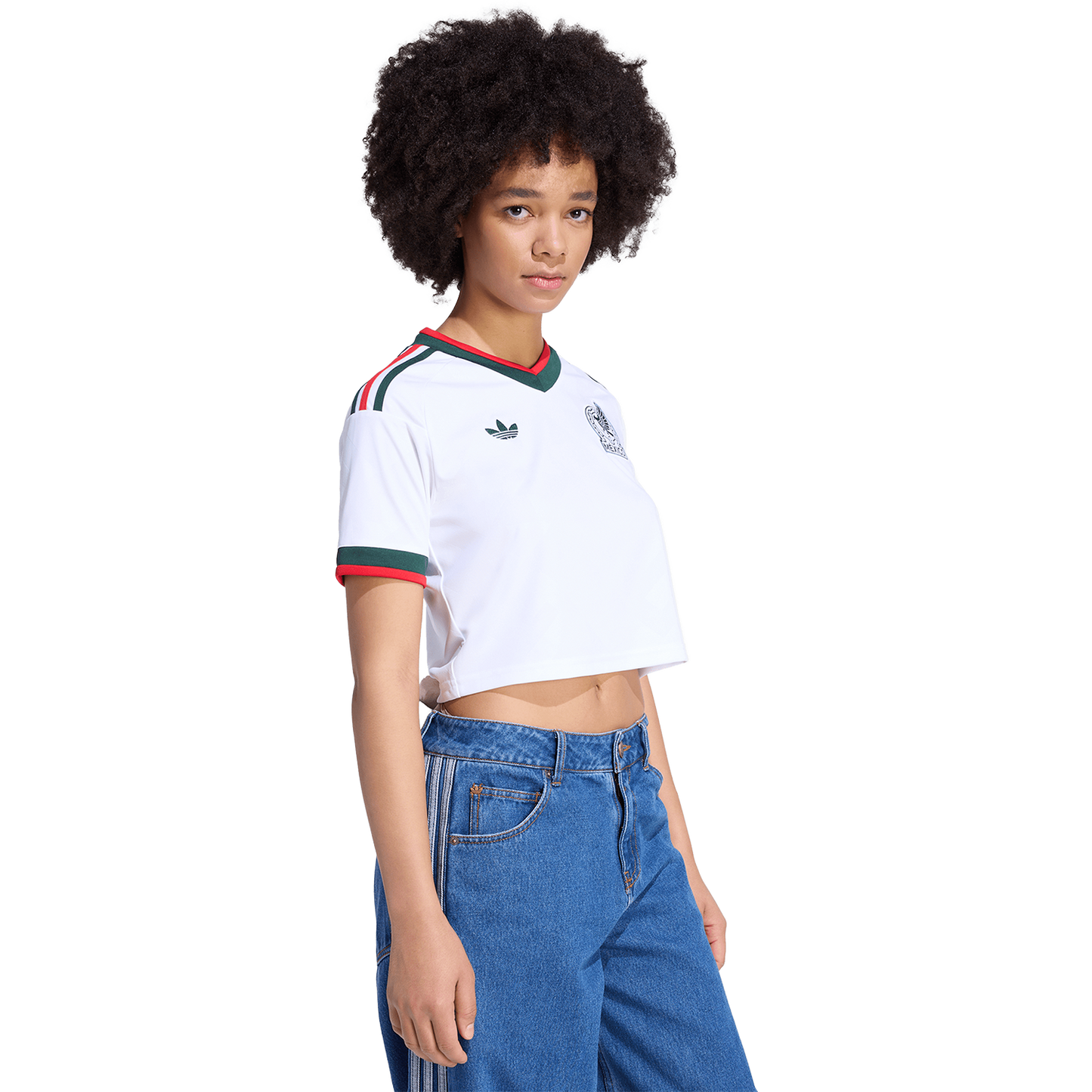adidas Women's Mexico Away 2026 Cropped Stadium Jersey