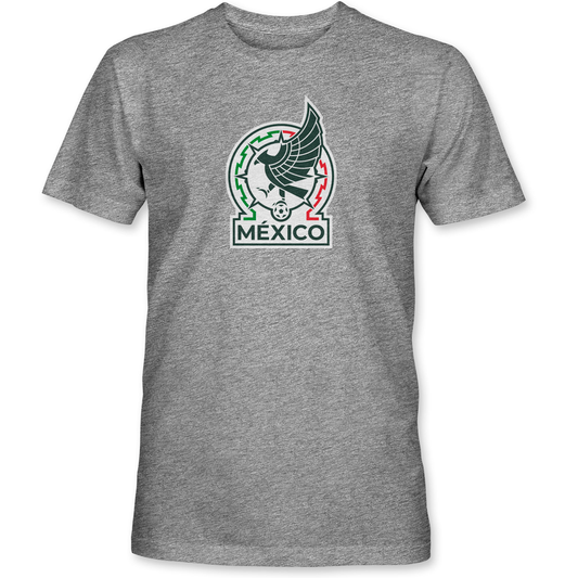 1863FC Mexico Mens Vintage Logo Tee Grey
