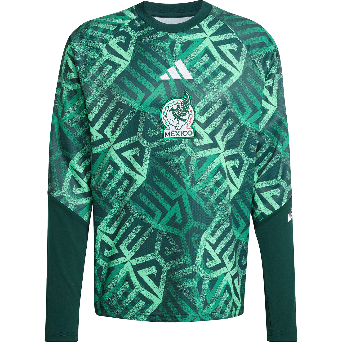 adidas Men's Mexico Home Pre-Match Warm Top