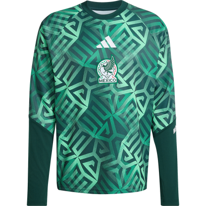 adidas Men's Mexico Home Pre-Match Warm Top