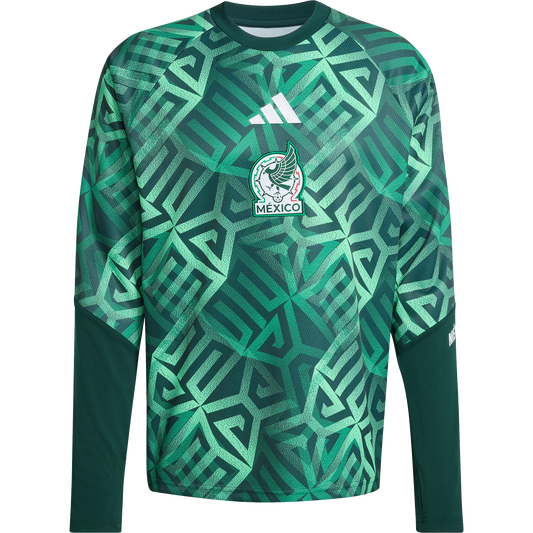 adidas Men's Mexico Home Pre-Match Warm Top
