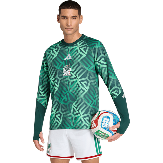 adidas Men's Mexico Home Pre-Match Warm Top