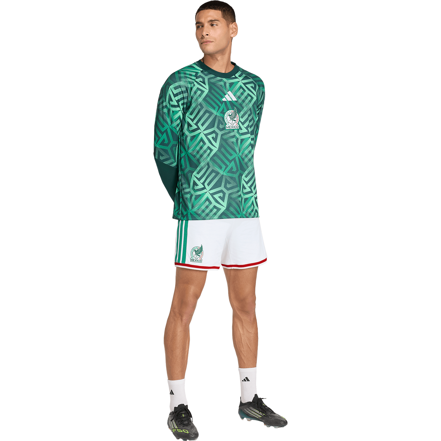 adidas Men's Mexico Home Pre-Match Warm Top