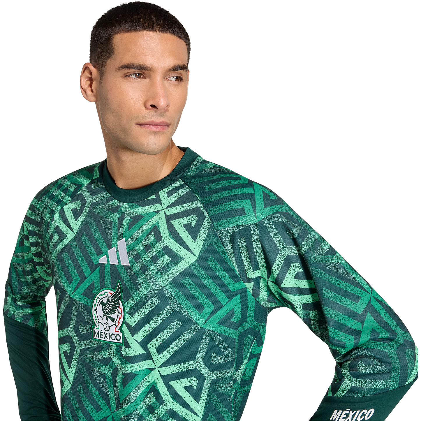 adidas Men's Mexico Home Pre-Match Warm Top