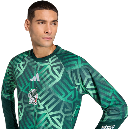 adidas Men's Mexico Home Pre-Match Warm Top