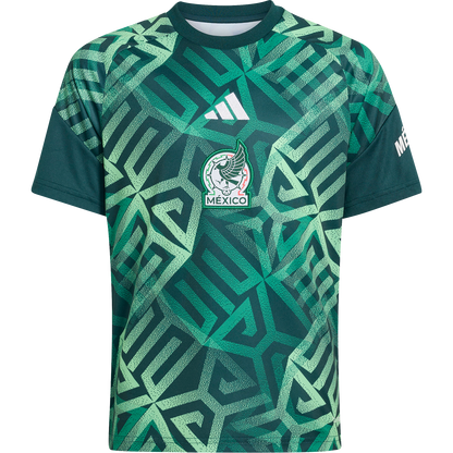 adidas Youth Mexico Home Pre-Match Jersey