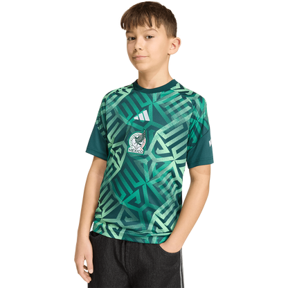 adidas Youth Mexico Home Pre-Match Jersey