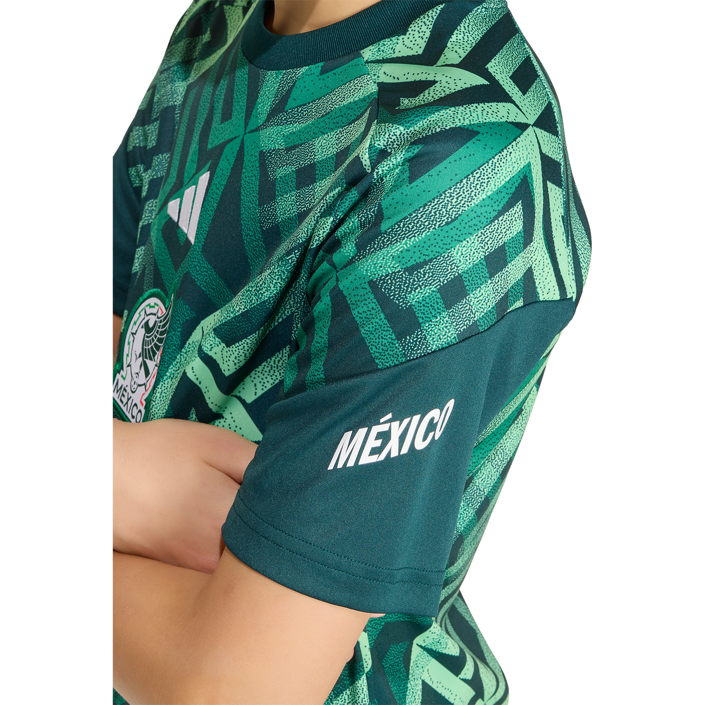 adidas Youth Mexico Home Pre-Match Jersey