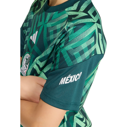 adidas Youth Mexico Home Pre-Match Jersey
