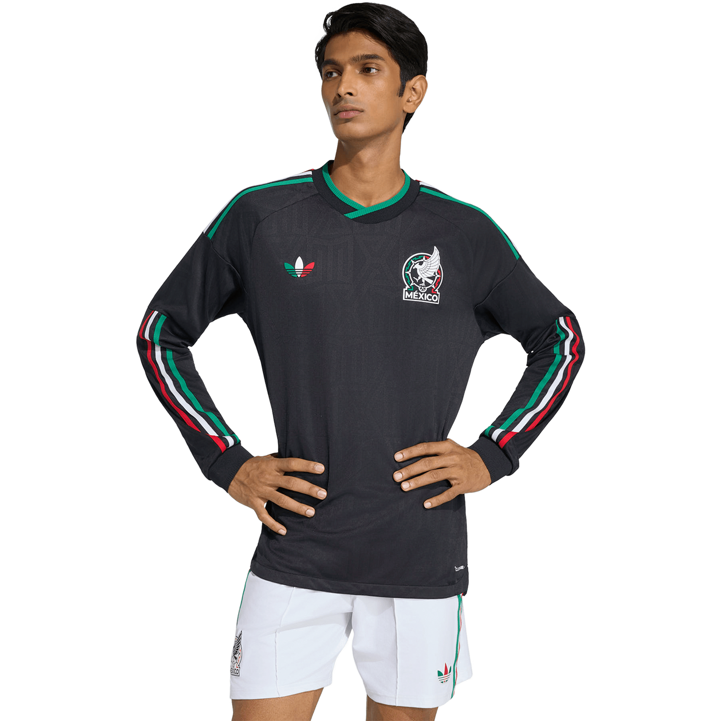 adidas Men's Mexico 3rd 2026 Authentic Long Sleeve Jersey