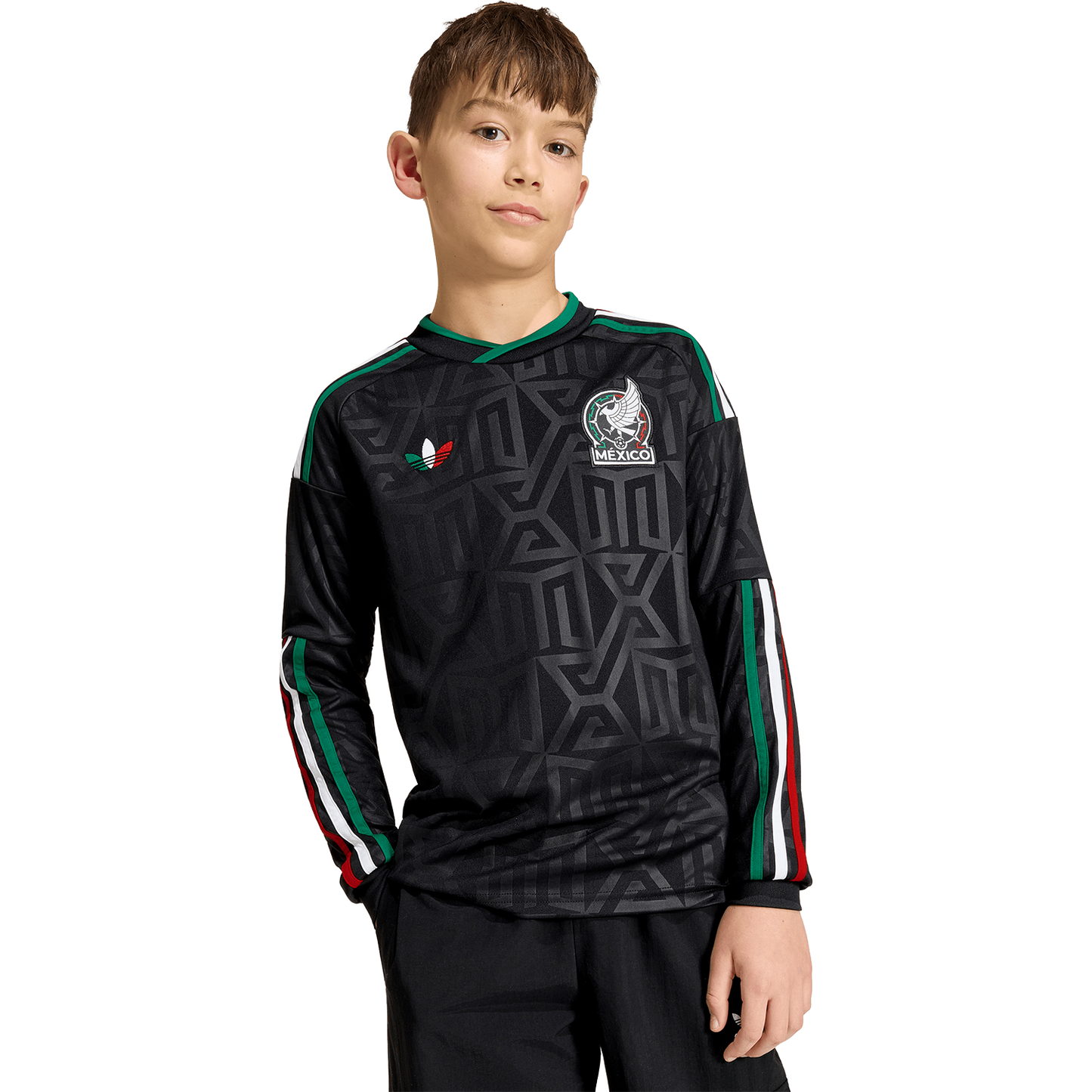 adidas Youth Mexico 3rd 2026 Long Sleeve Jersey