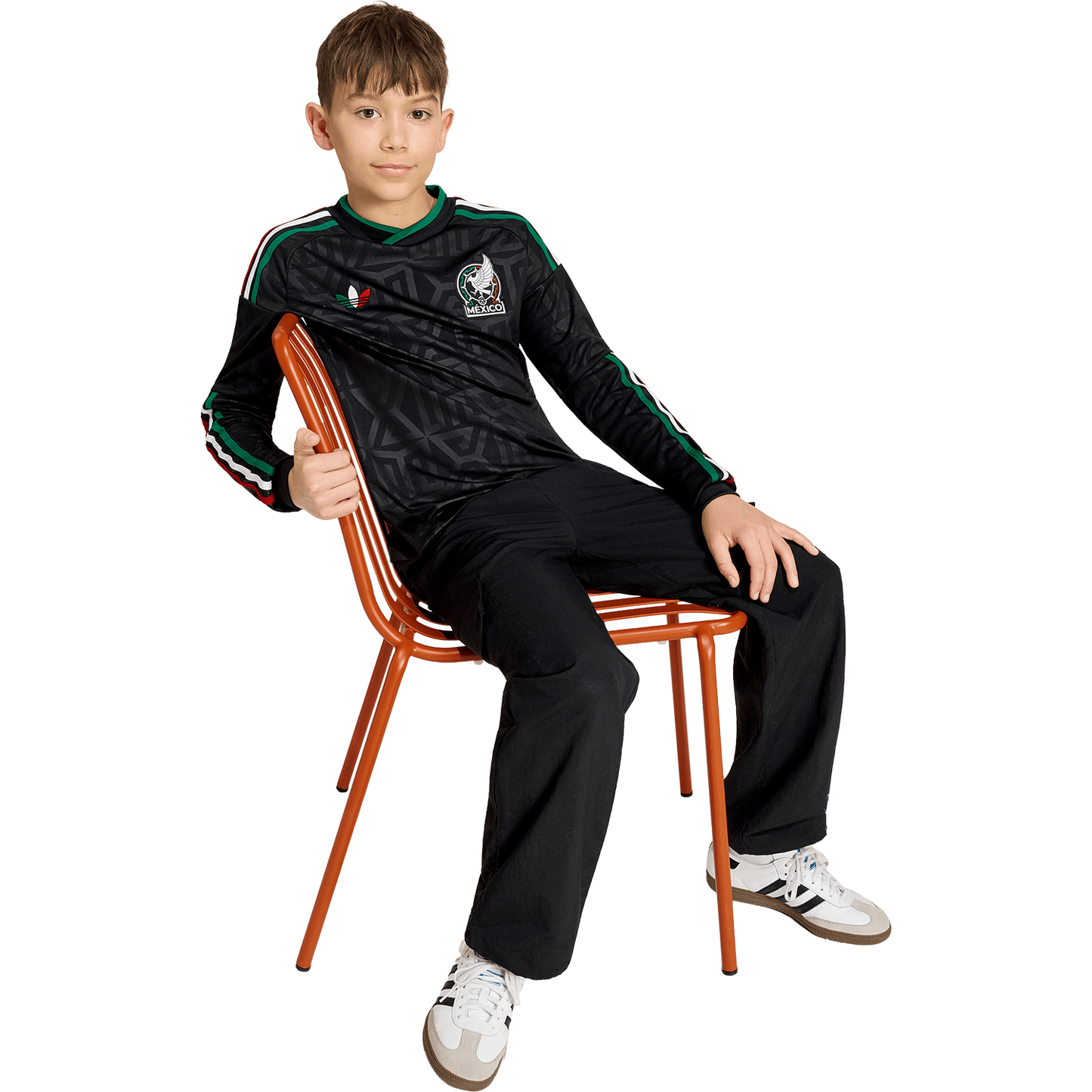adidas Youth Mexico 3rd 2026 Long Sleeve Jersey