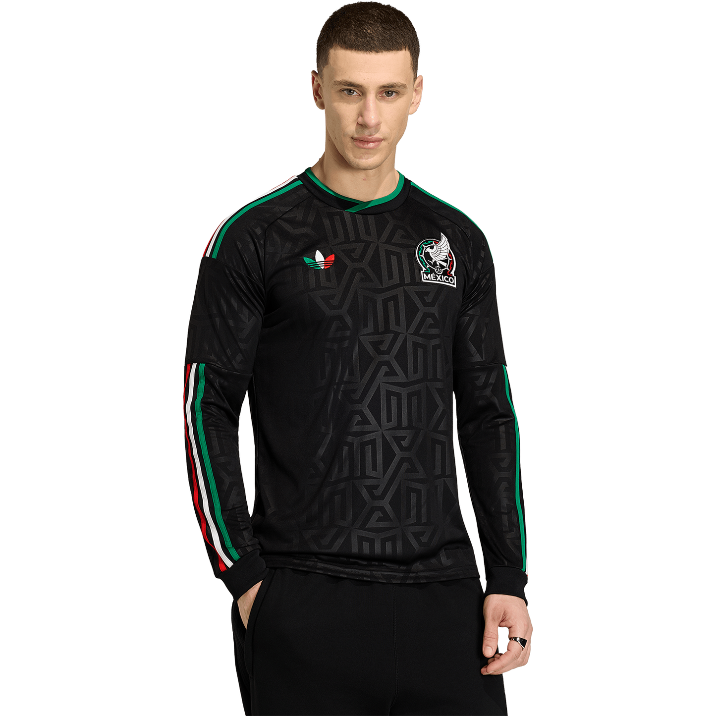 adidas Men's Mexico 3rd 2026 Long Sleeve Stadium Jersey