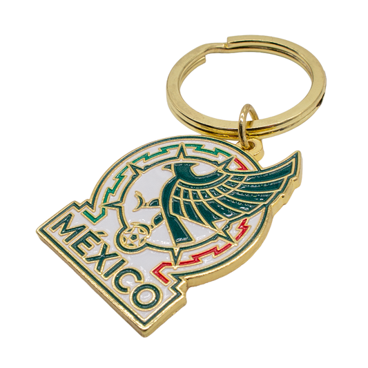 Mexico FMF National Team Gold Keychain