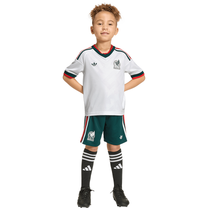 adidas Toddler Mexico Away 2026 3-Piece Kit