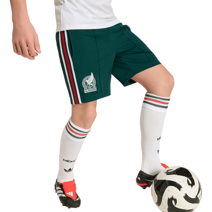 adidas Youth Mexico Away 2026 Stadium Shorts