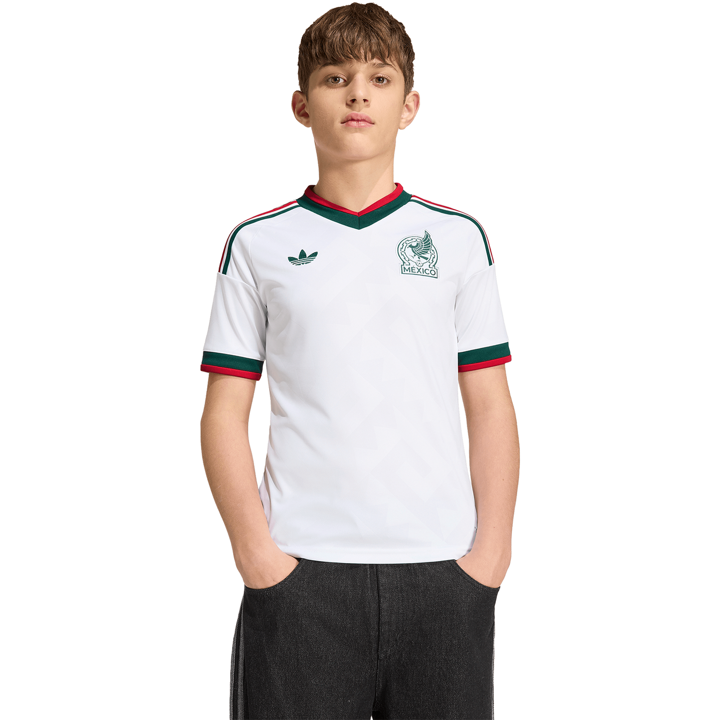 adidas Youth Mexico Away 2026 Stadium Jersey
