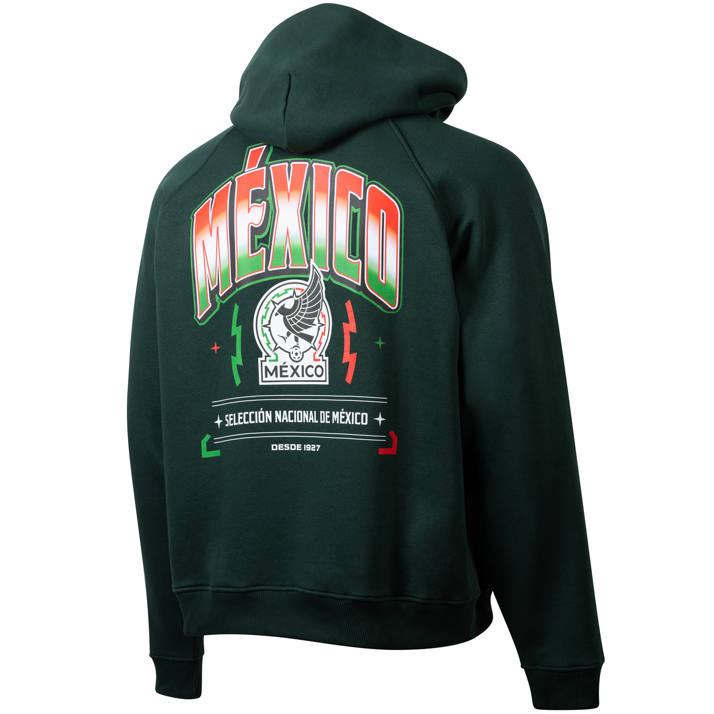 Mexico Men's Woven Badge Oversized Hoodie
