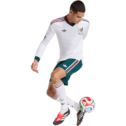 adidas Men's Mexico Away 2026 Authentic Long Sleeve Jersey