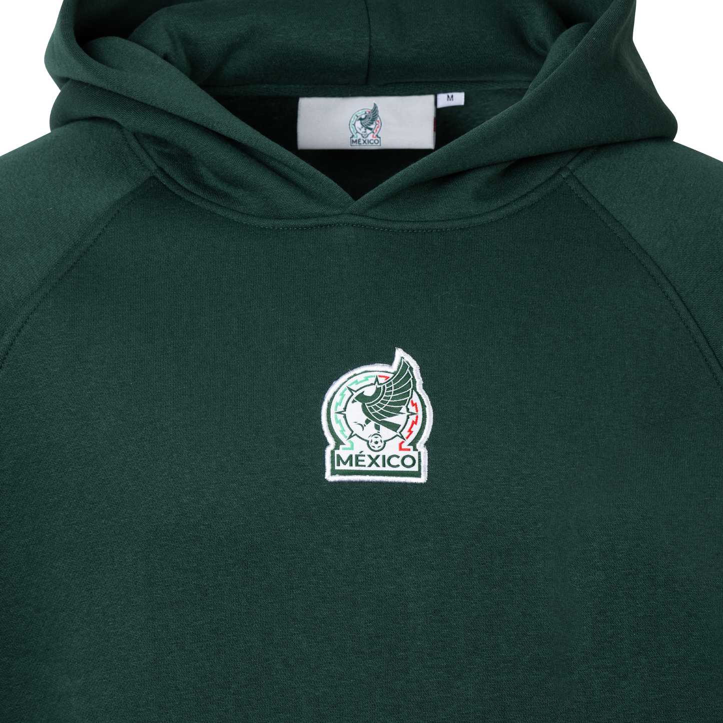 Mexico Men's Woven Badge Oversized Hoodie