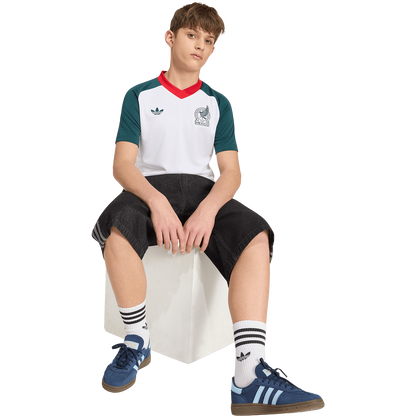adidas Youth Mexico Away Pre-Match Jersey