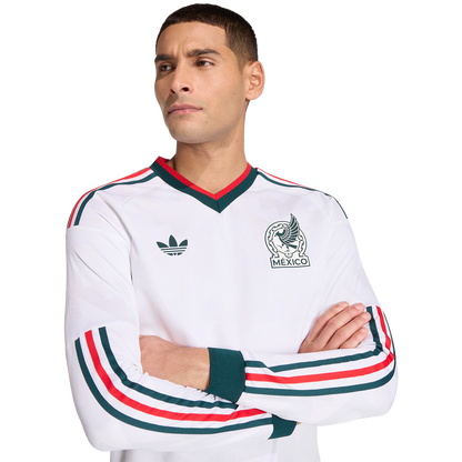 adidas Men's Mexico Away 2026 Authentic Long Sleeve Jersey