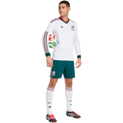 adidas Men's Mexico Away 2026 Authentic Long Sleeve Jersey