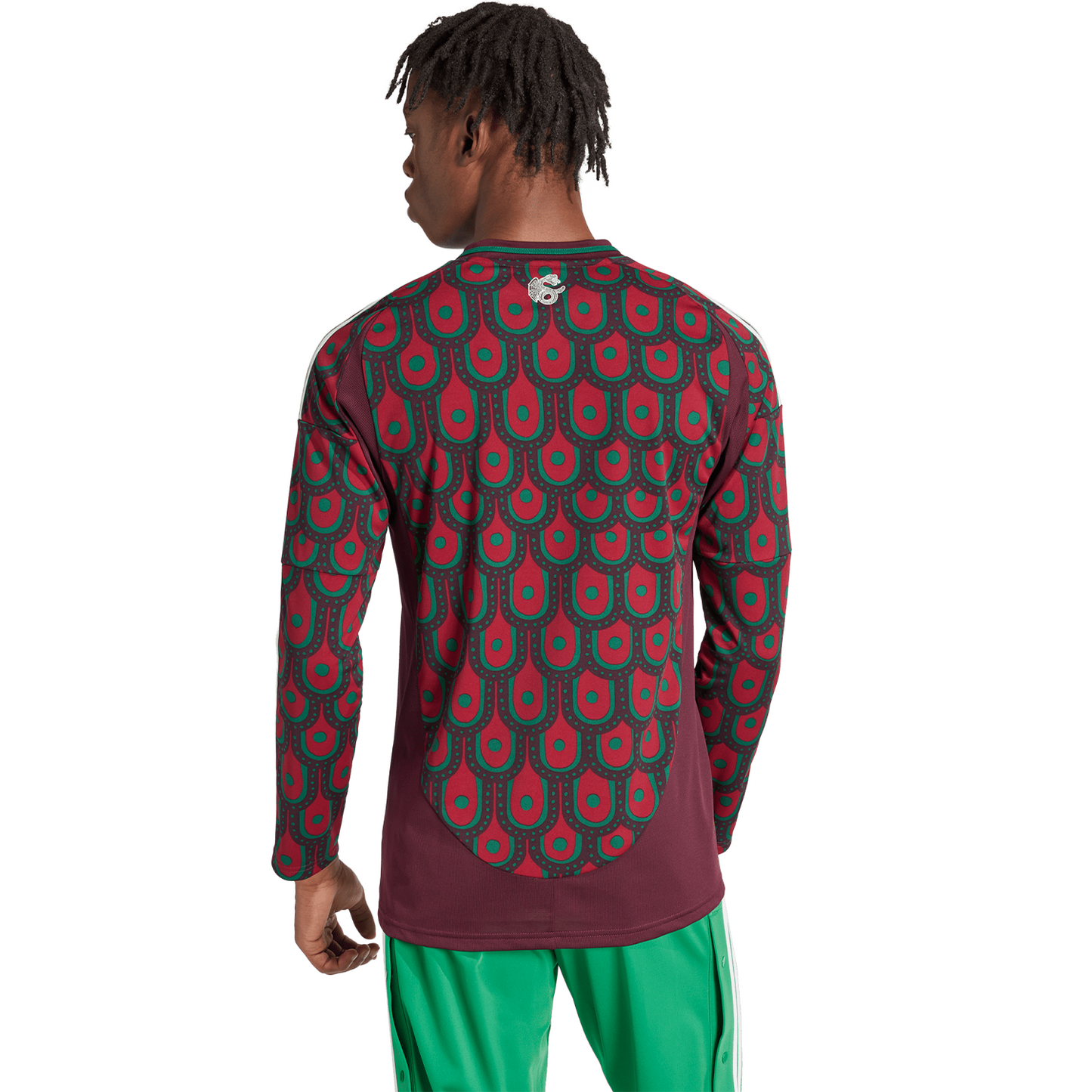 adidas Mexico 2024 Men's Long Sleeve Home Stadium Jersey