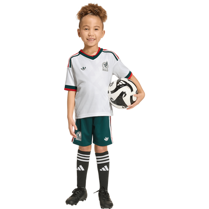 adidas Toddler Mexico Away 2026 3-Piece Kit